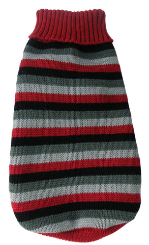 Image of Polo-Casual Lounge Cable Knit Designer Turtle Neck Dog Sweater
