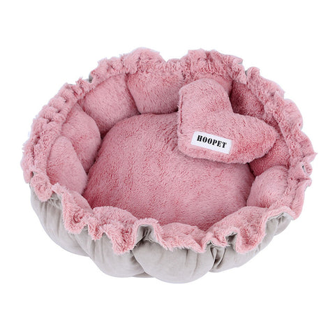 Image of Pink Comfy Cute Cat Bed 50% OFF
