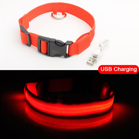 Image of PET FREAKS LED DOG COLLAR - USB CHARGING BLACK FRIDAY SALE 50% OFF