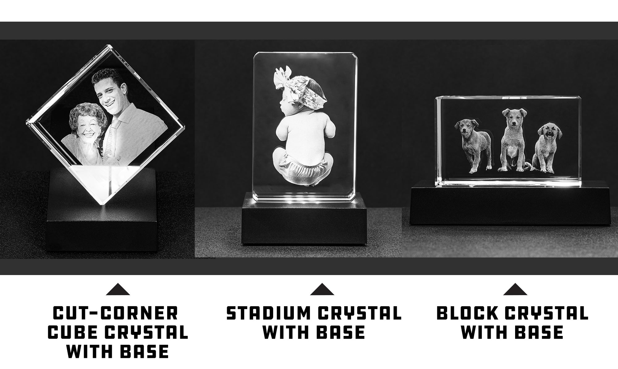 Personalized Pet Art - Laser Engraved Crystal