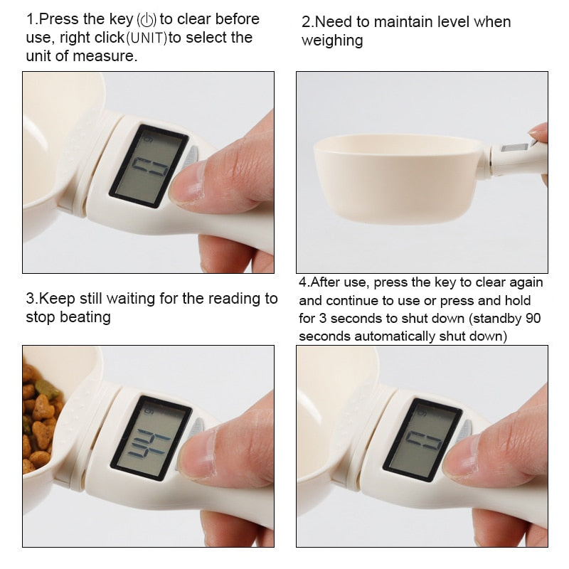 Pet food Measuring Scoop Scale Cup